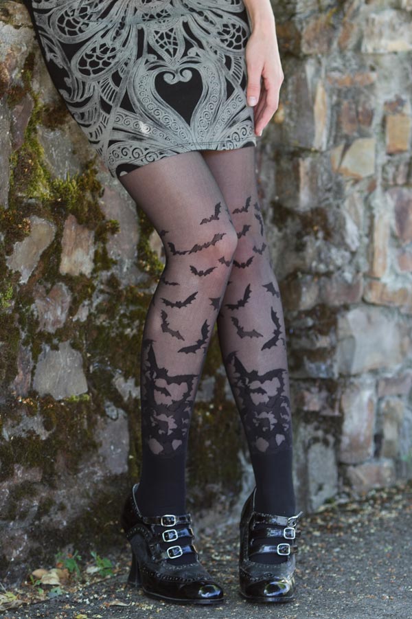 Bat Wing Sheer Tights - Image 3