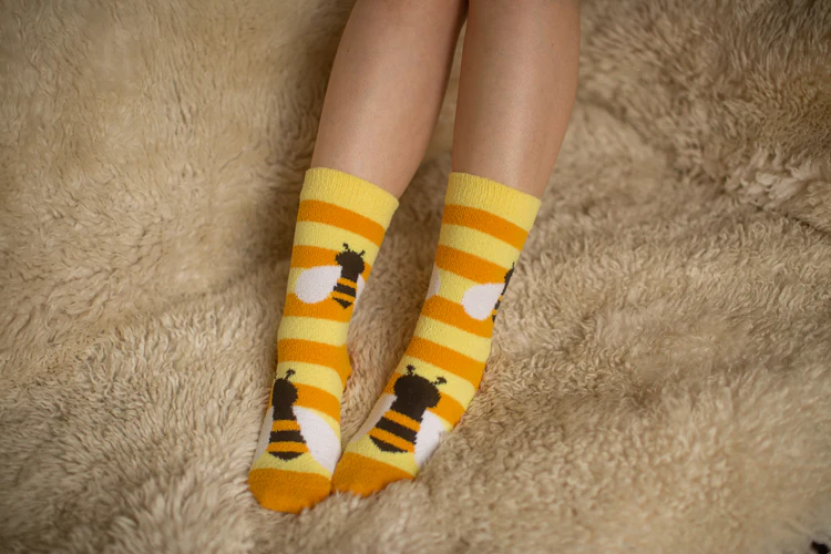 Bee Cozy Slipper Socks - Image 5