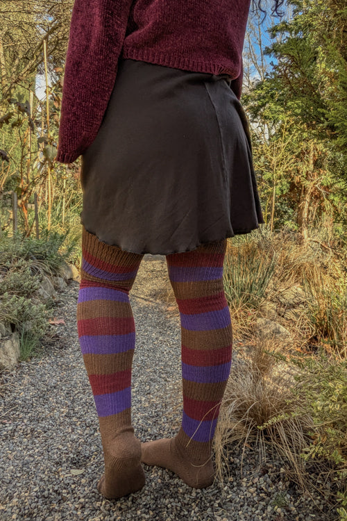 Berry Cobbler Stripes Thigh High - Image 4