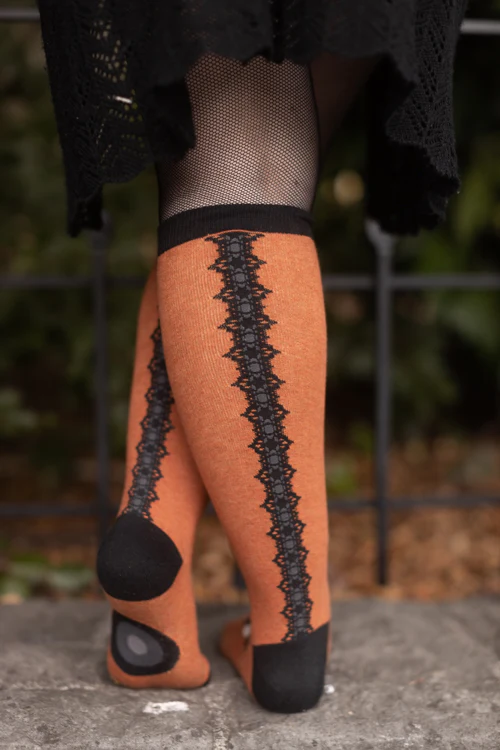 Black Cat Moon Knee High - Image 3