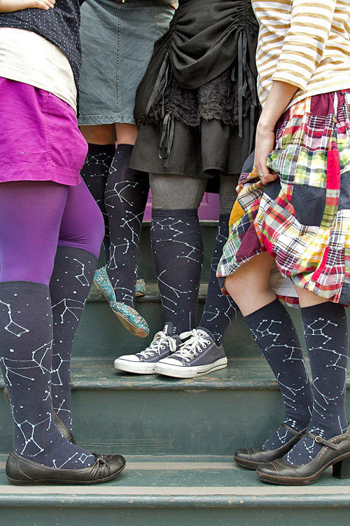 Glow in the Dark Constellation Knee High - Image 4