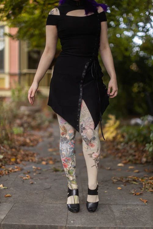 Dragees Printed Tights - Image 4