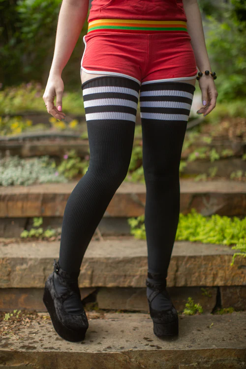 Longer Americana Thigh High Socks - Image 6