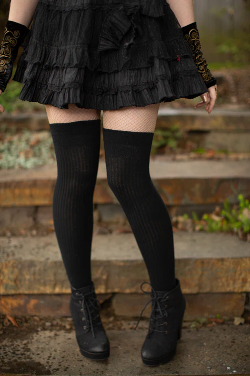 Vertical Lines Thigh High - Image 4