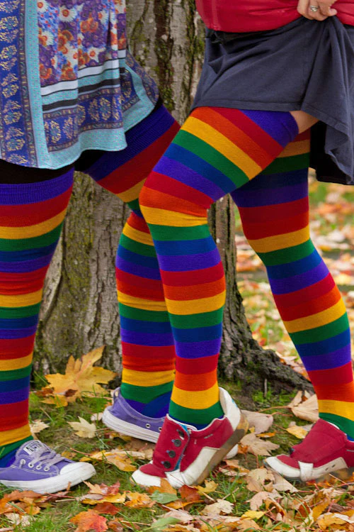 Longer Radiant Rainbow Extraordinary Socks - Image 6