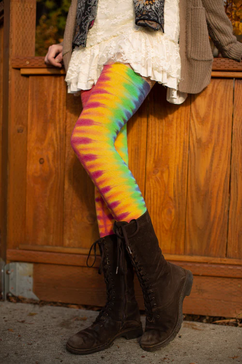 Longer Tie Dyed Extraordinary Thigh High - Image 9