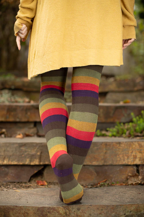 Autumn Stripes Extraordinary Thigh High - Image 3