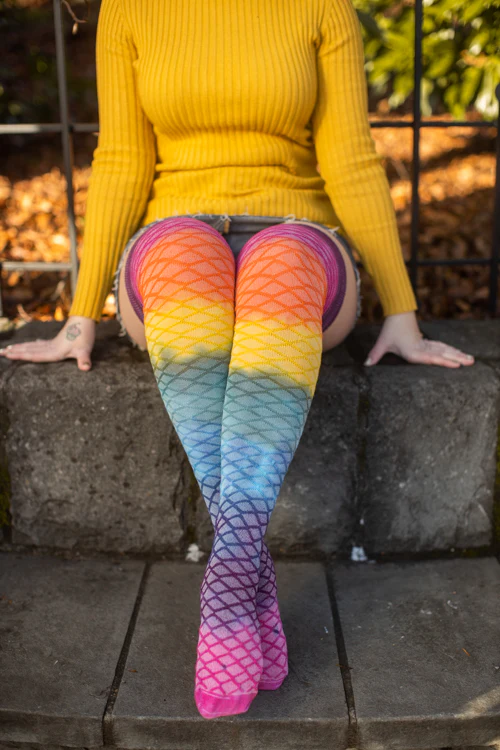Mermaid Dip Dyed Extraordinary Thigh High - Image 11