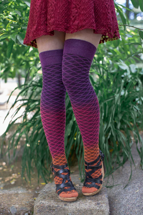 Mermaid Dip Dyed Extraordinary Thigh High - Image 12