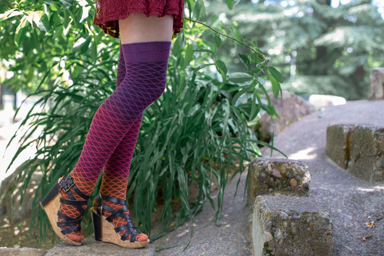 Mermaid Dip Dyed Extraordinary Thigh High - Image 14