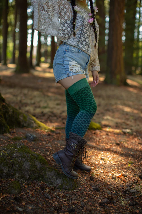 Mermaid Dip Dyed Extraordinary Thigh High - Image 15