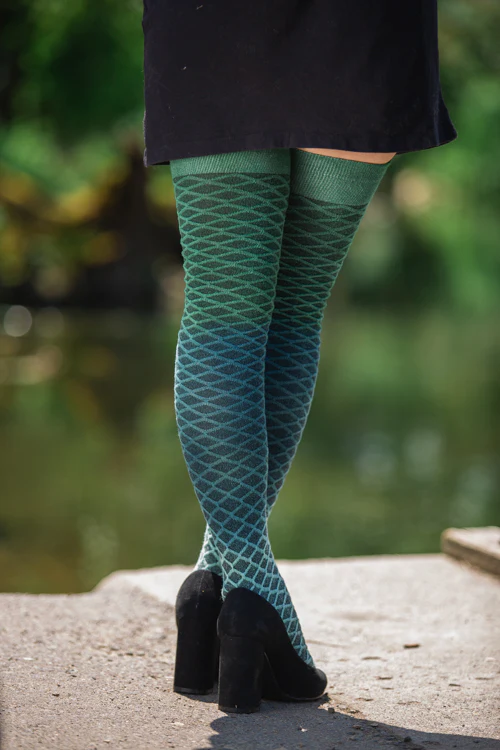 Mermaid Dip Dyed Extraordinary Thigh High - Image 17