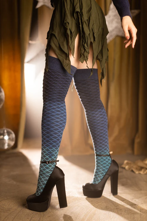 Mermaid Dip Dyed Extraordinary Thigh High - Image 3