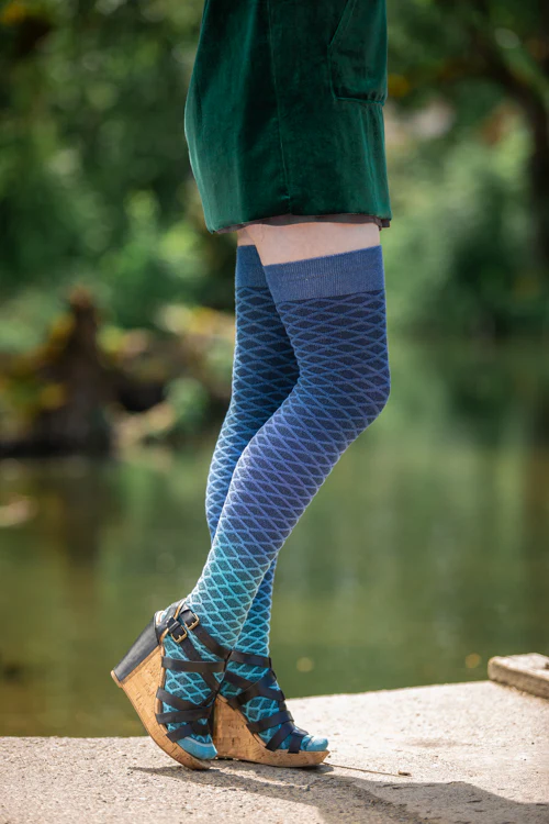 Mermaid Dip Dyed Extraordinary Thigh High - Image 4