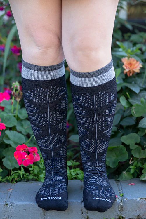 Full Floral Compression Knee High - Image 7