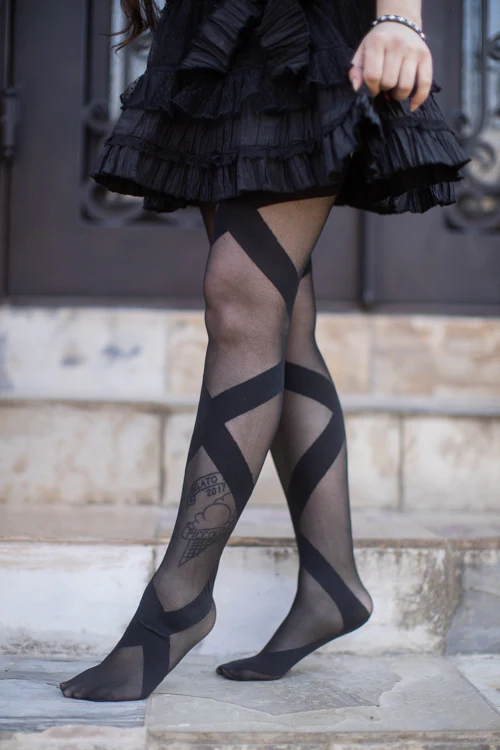 Jackie Ballet Thigh High with Stay-Up Top - Image 3