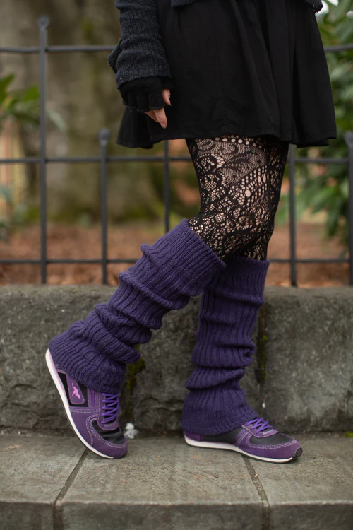 Lux Ribbed Leg Warmers - Image 12