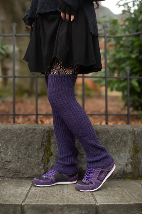 Lux Ribbed Leg Warmers - Image 13