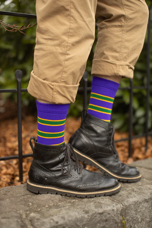 Mardi Gras Krewe Socks - Image 3