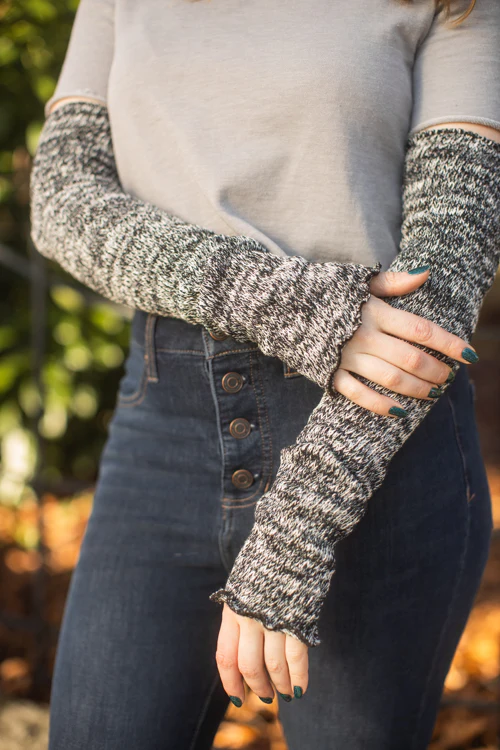Marled Scrunchable Arm Warmer - Image 5