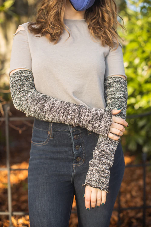 Marled Scrunchable Arm Warmer - Image 7