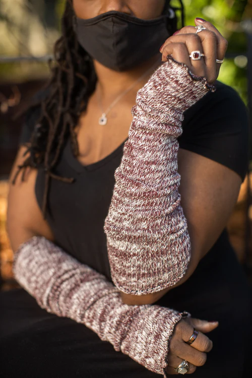 Marled Scrunchable Arm Warmer - Image 8