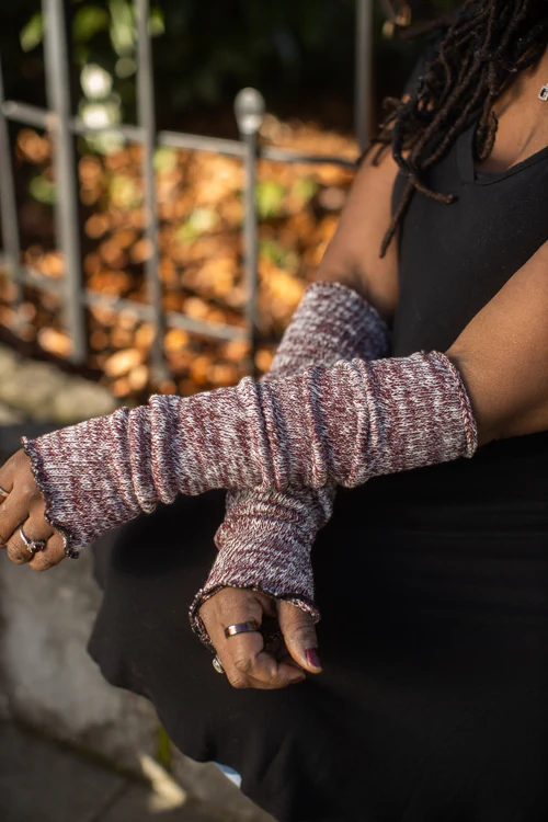 Marled Scrunchable Arm Warmer - Image 9