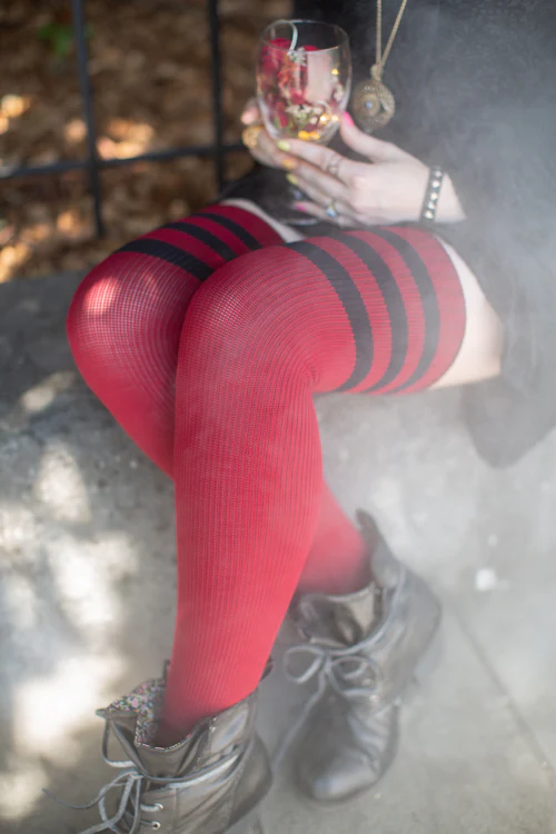 Midnight Garden Thigh High - Image 15