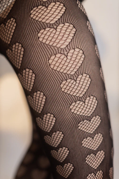 Oh My Hearts Net Tights - Image 4
