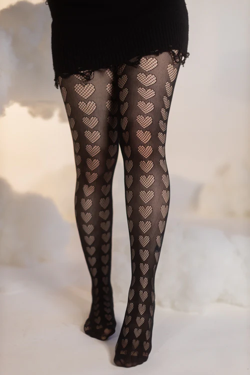 Oh My Hearts Net Tights - Image 5