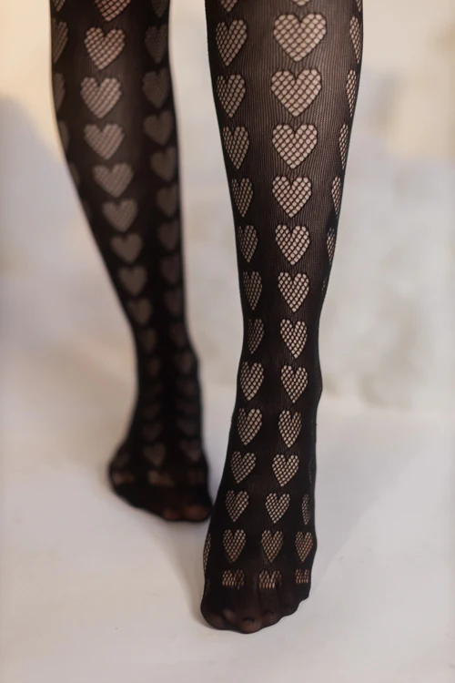 Oh My Hearts Net Tights - Image 6