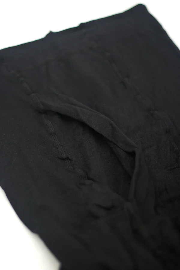 Opaque Tights with Fly - Image 5