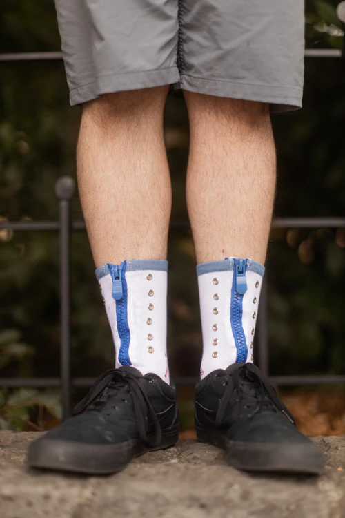 Sailor Stripe Zipper Crew - Image 3