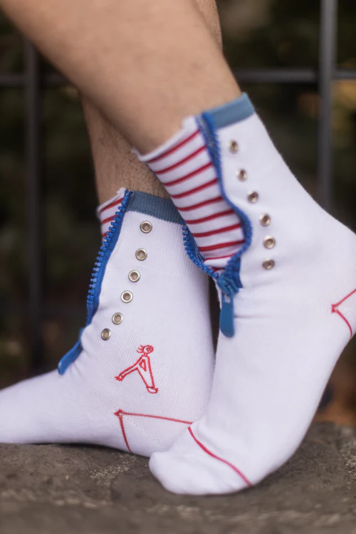 Sailor Stripe Zipper Crew - Image 4